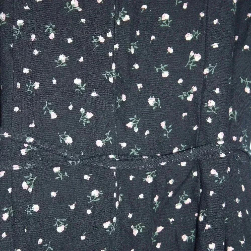 Brandy Melville Mini Floral Print Wrap Dress One Size - Picture 13 of 13